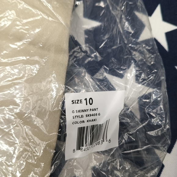 PANTS SCHOOL UNIFORM-FRENCH TOAST ADJ  WAIST Girls Stretch Size 10 NEW  Skinny - Picture 3 of 5